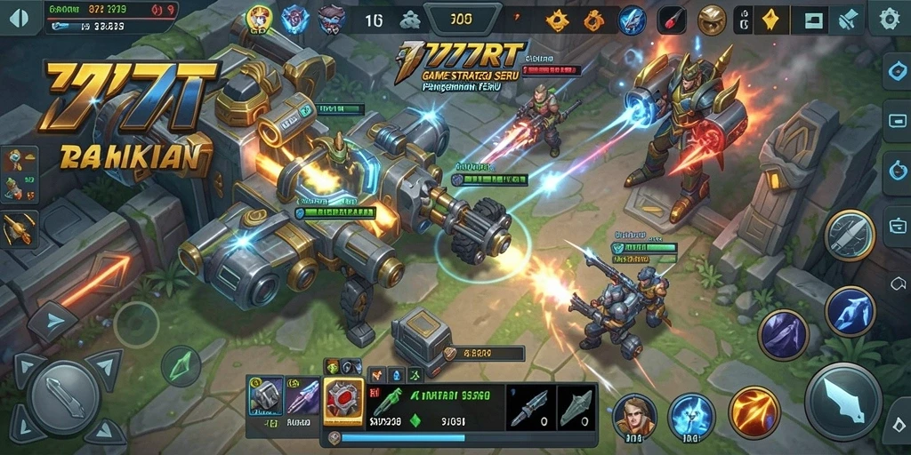 Tampilan gameplay menegangkan dalam 777RT yang penuh strategi.