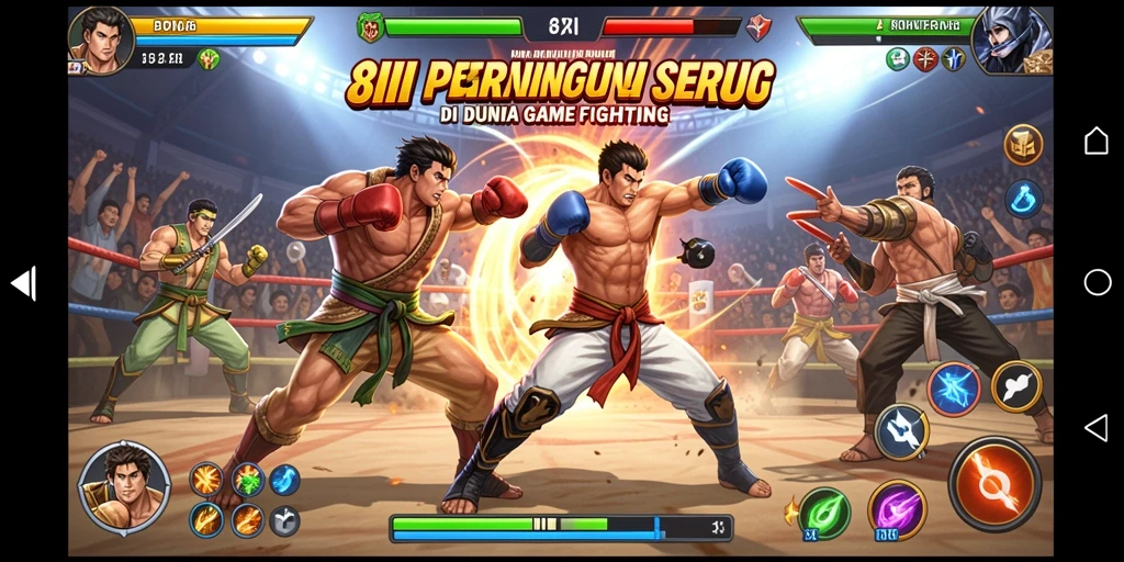 Gameplay seru dengan pertarungan karakter di 8II.