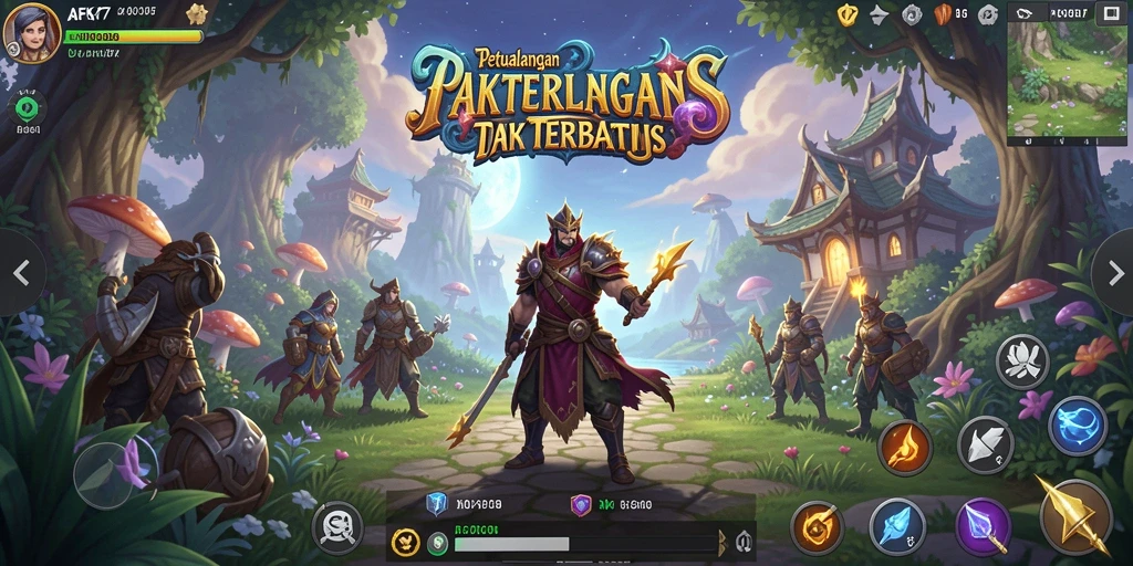 Tampilan gameplay AFK77 yang menarik dan penuh aksi.