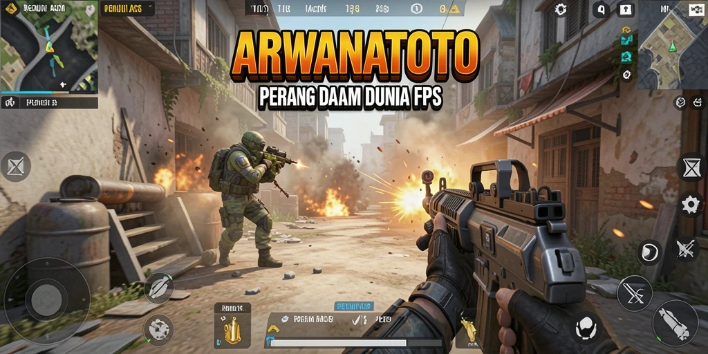 Tampilan gameplay ARWANATOTO yang mendebarkan dan penuh aksi.