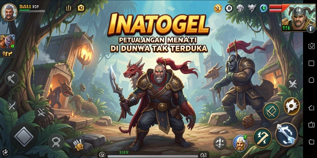 Tampilan gameplay seru dalam dunia petualangan INATOGEL.