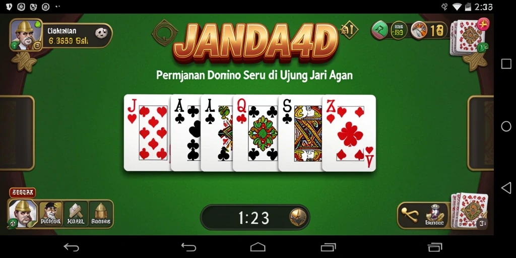 Tampilan gameplay seru JANDA4D yang penuh warna.