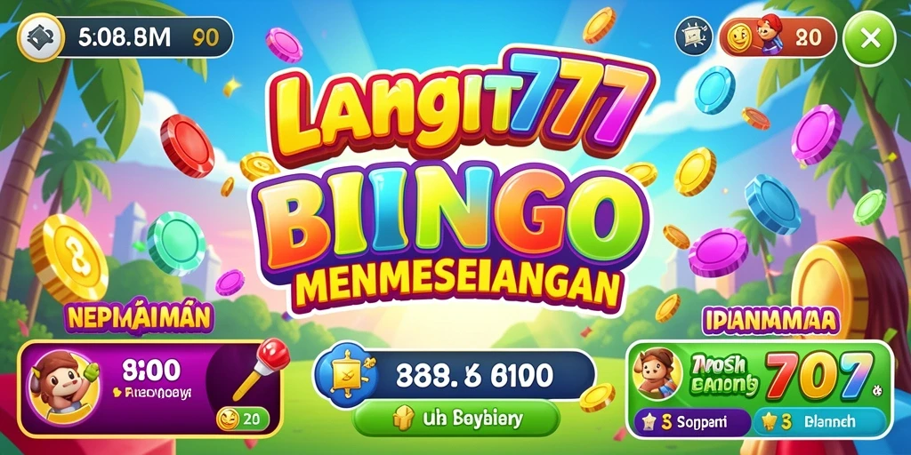 Tampilan gameplay seru dalam LANGIT777 saat bermain Bingo.