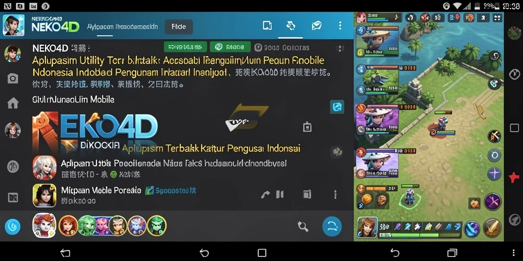 Tampilan antarmuka NEKO4D yang ramah pengguna dan fungsional.