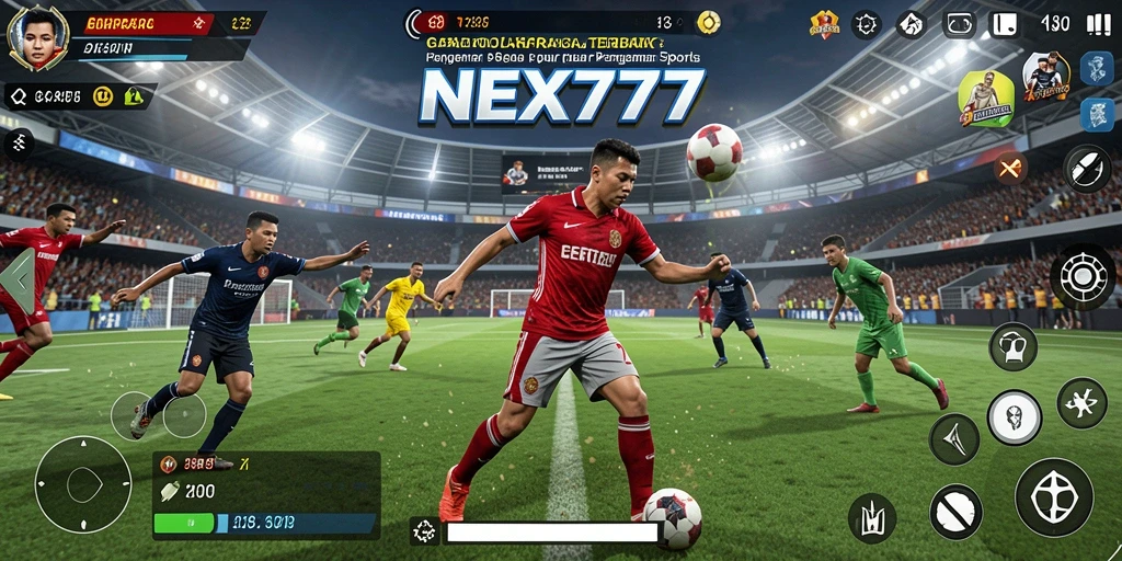 Tampilan gameplay NEX777 yang menarik dengan aksi olahraga seru.