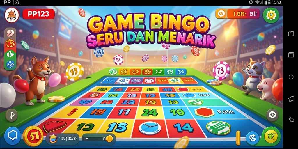 Gameplay menarik PP123 dengan suasana Bingo yang seru.