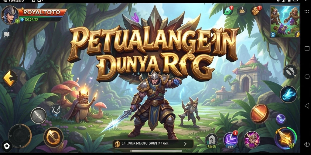 Tampilan gameplay <strong>ROYALTOTO</strong> yang menakjubkan dan penuh aksi.