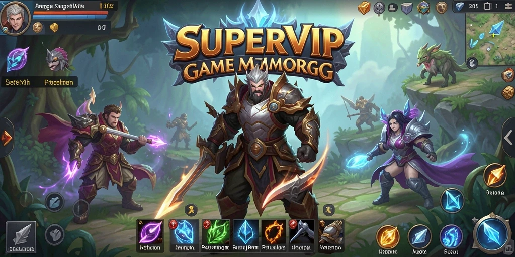 Screenshot gameplay menunjukkan aksi seru dalam dunia MMORPG.