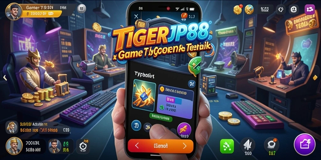 Screenshot gameplay TIGERJP88 menampilkan aksi strategi bisnis yang seru.