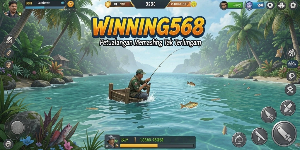 Tampilan gameplay WINNING568 dengan pengalaman memancing seru.
